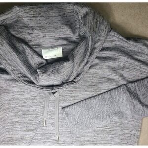 Athleta Cozy Cowl Neck Sweatshirt Dress Women's Small Long Sleeve Tunic Pockets